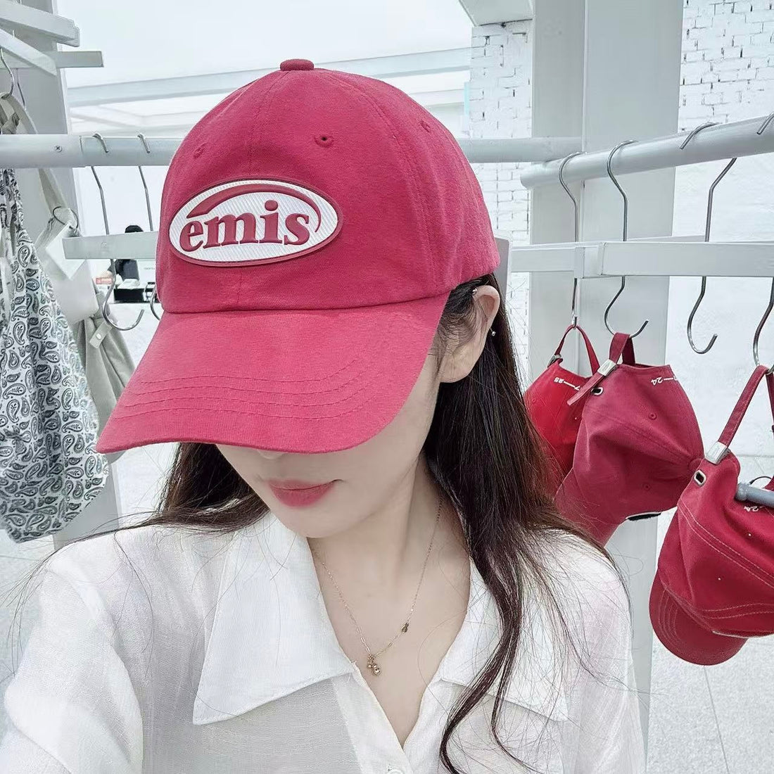 韓國 EMIS Rubber Patch Ball Cap【ES087】