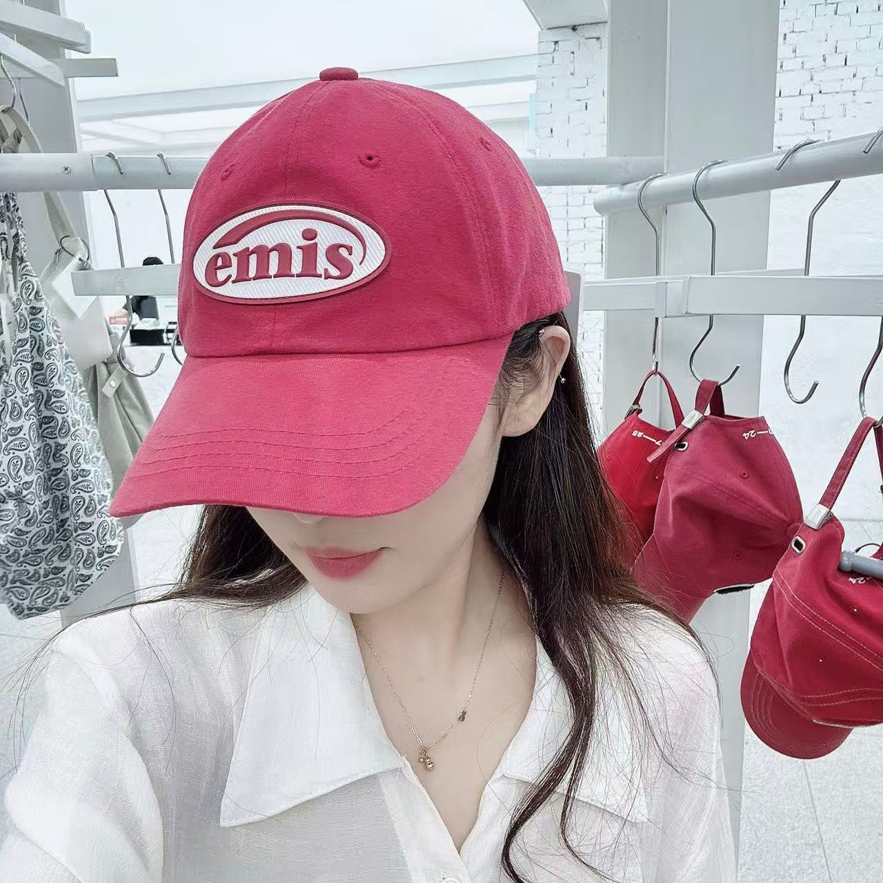 韓國 EMIS Rubber Patch Ball Cap【ES087】