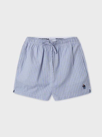 韓國 Who.A.U Steve Striped Cotton Shorts【WA218】