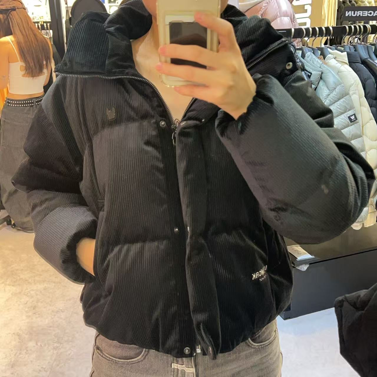 韓國 LifeWork Women's Soft Hooded Short Down Padding (鴨絨)【LW017】