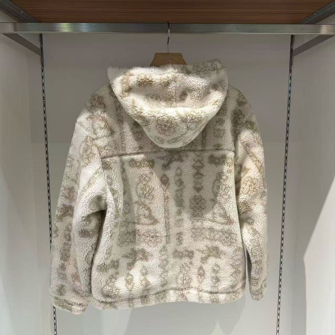 韓國 Wacky Willy Fleece Pattern Hooded Jumper【WW100】