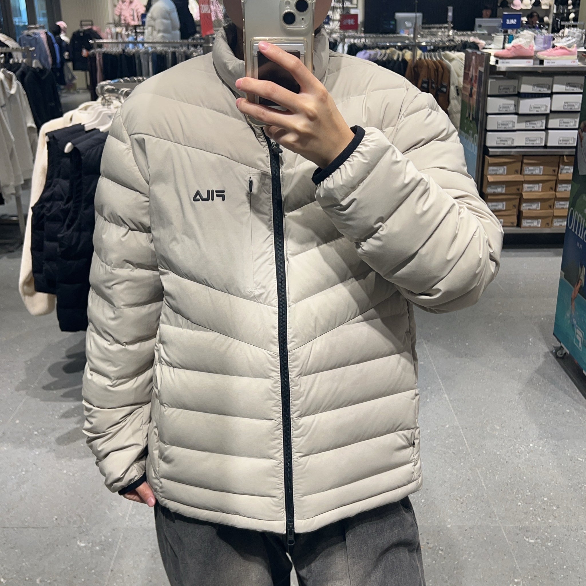 韓國 FILA Stretch Tube Lightweight Down (鴨絨)【FA016】