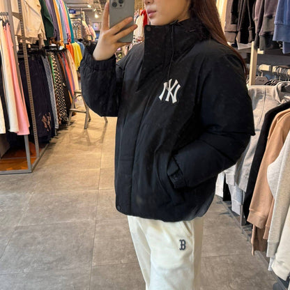 韓國 MLB Basic Mega Logo Short Padding Parka 【MB008】 - STT Mall HK 靚太網購