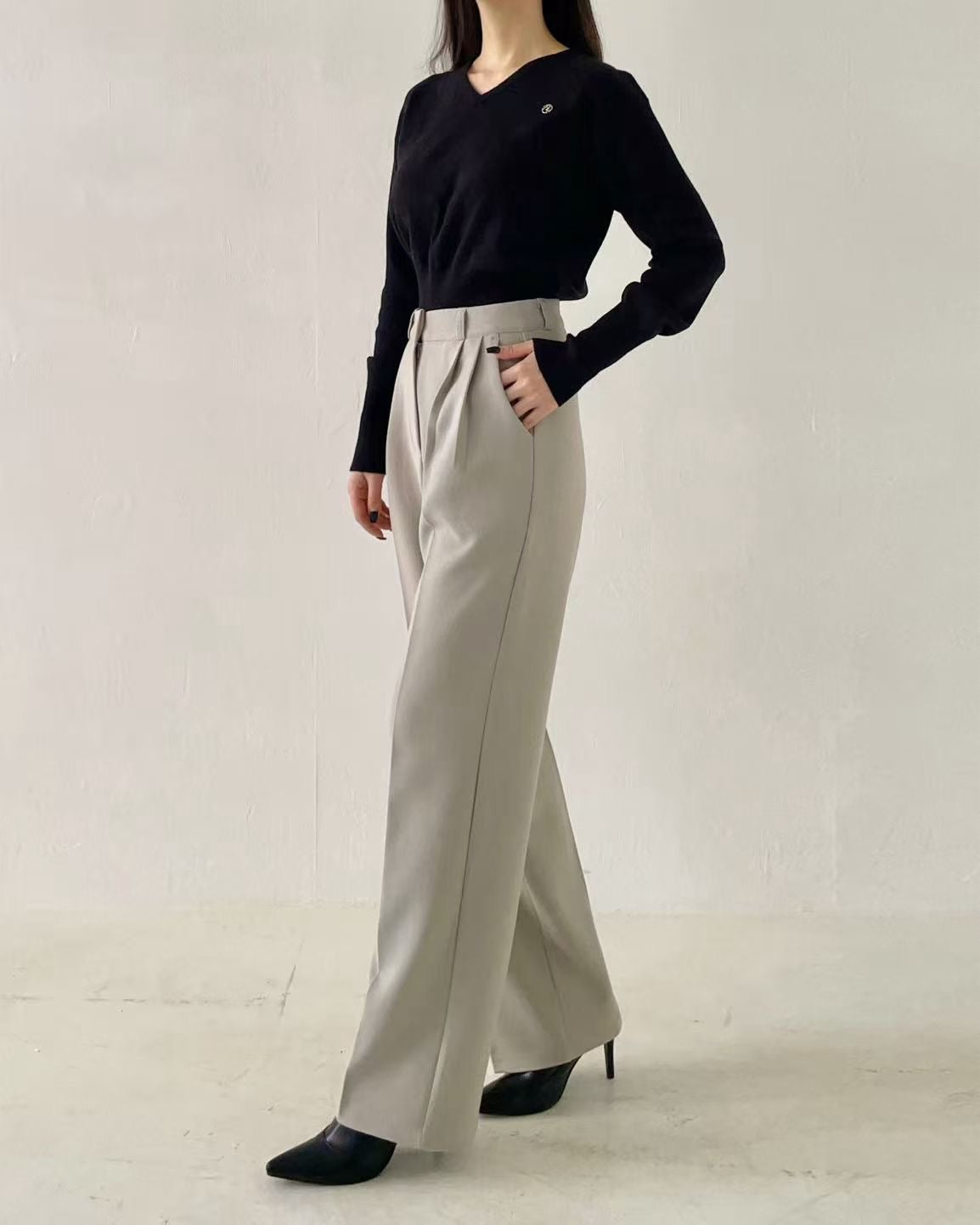 韓國 HowLuk 西褲 刷薄毛  (冬季款)【H363】