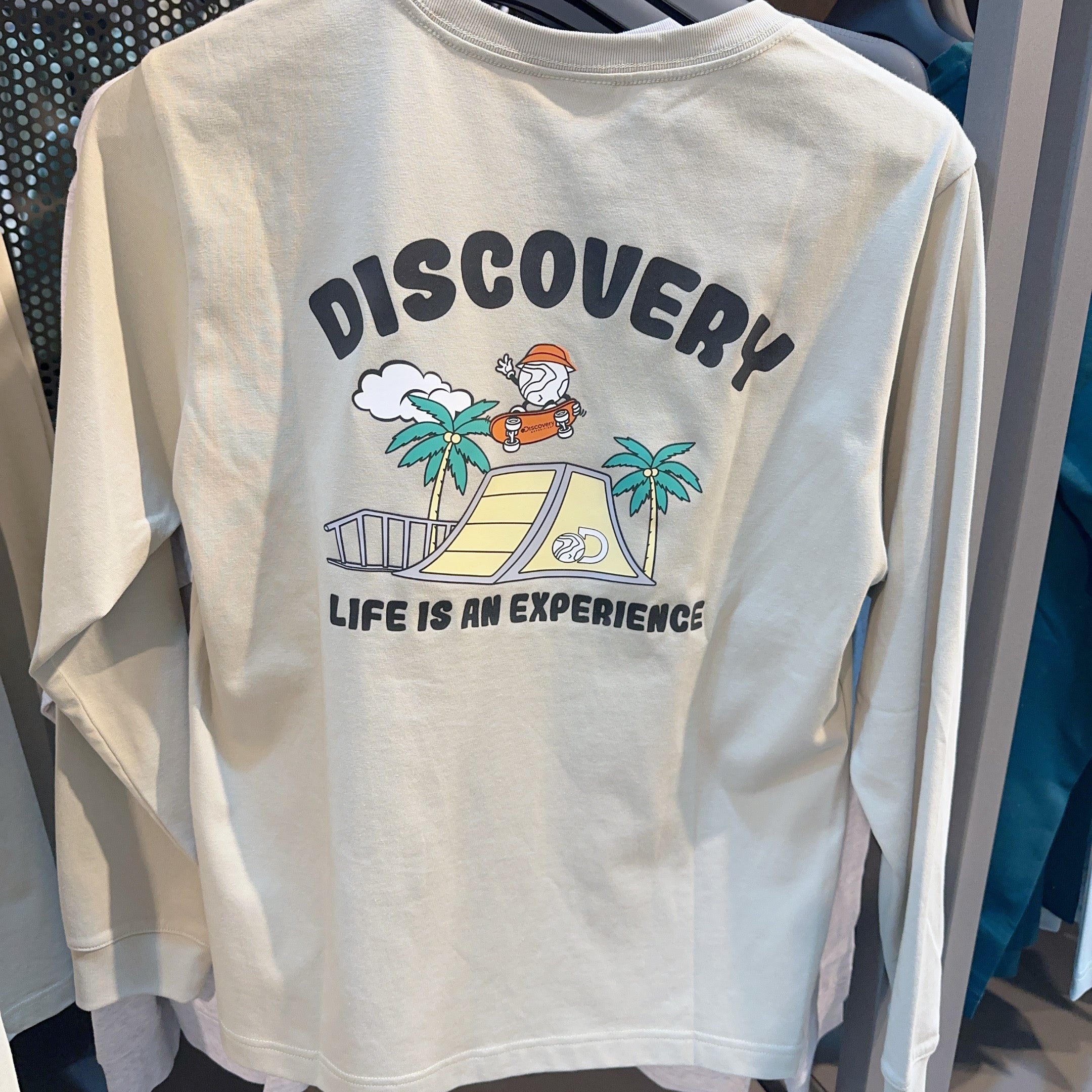 韓國 Discovery Dickerman Back Print Long Sleeve T-shirt【DY151】