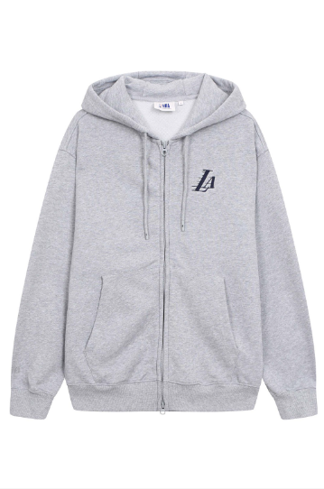 韓國 NBA LAL Back Lettering Hooded Zip-Up【NA029】