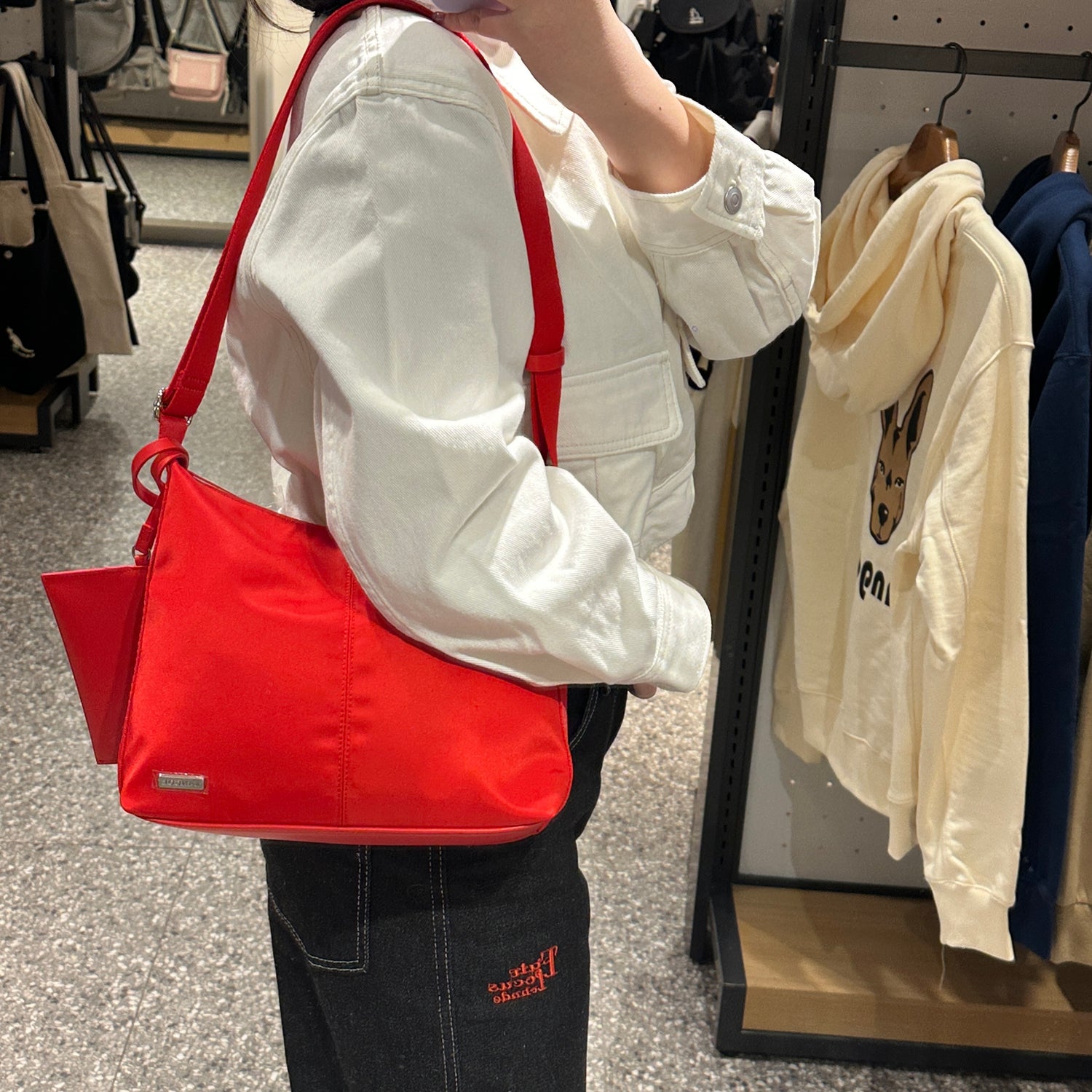 韓國 KANGOL Day Retrocore Hobo Bag【KL110】