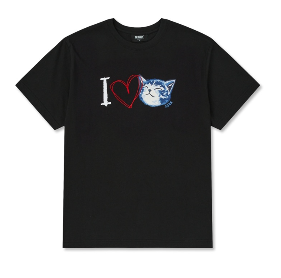 韓國 Nerdy I Love Nero S/S T-Shirt【NY030】