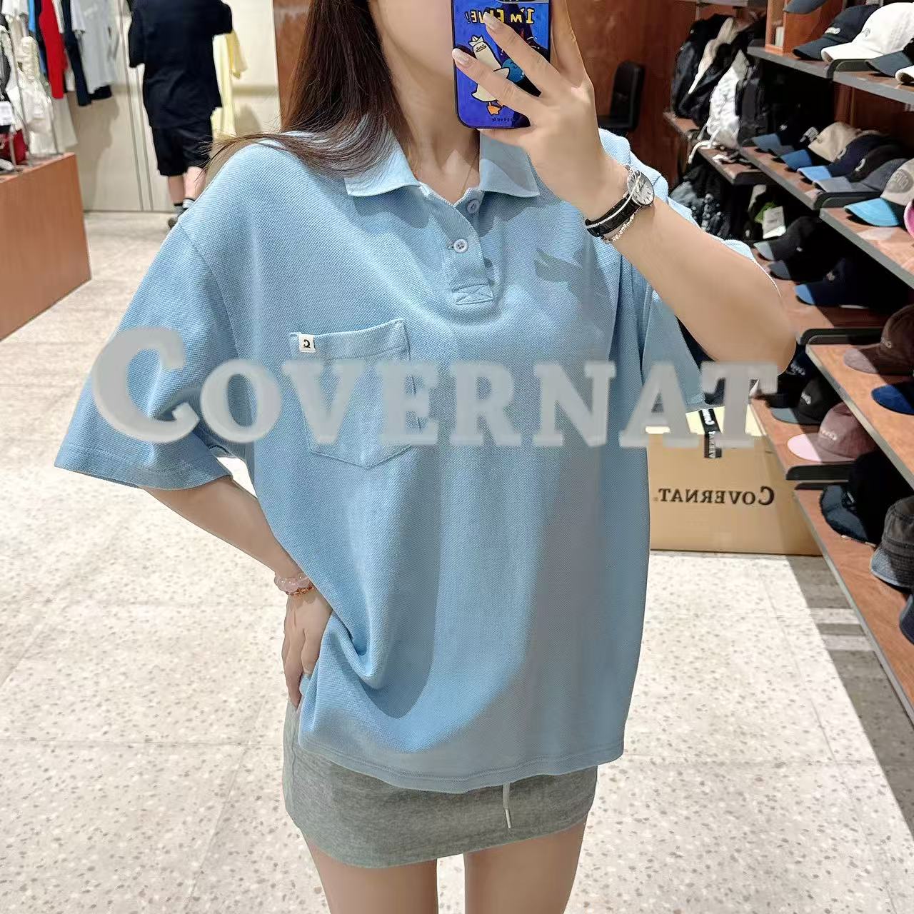 韓國 Covernat Dying Polo T-Shirt【CO063】