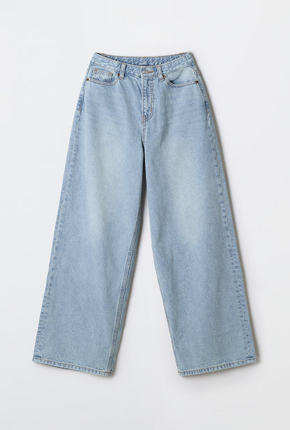 韓國 SPAO Long Wide Jeans【SP372】