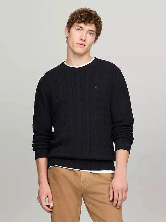 Tommy Hilfiger - Cable Knit Crewneck Sweater - STT Mall HK 靚太網購