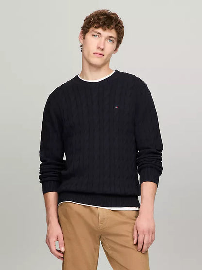 Tommy Hilfiger - Cable Knit Crewneck Sweater