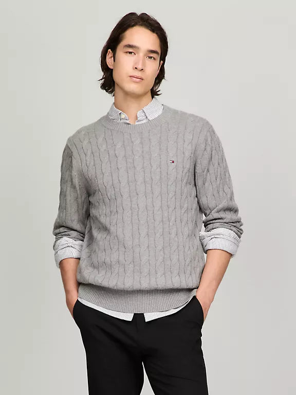 Tommy Hilfiger - Cable Knit Crewneck Sweater