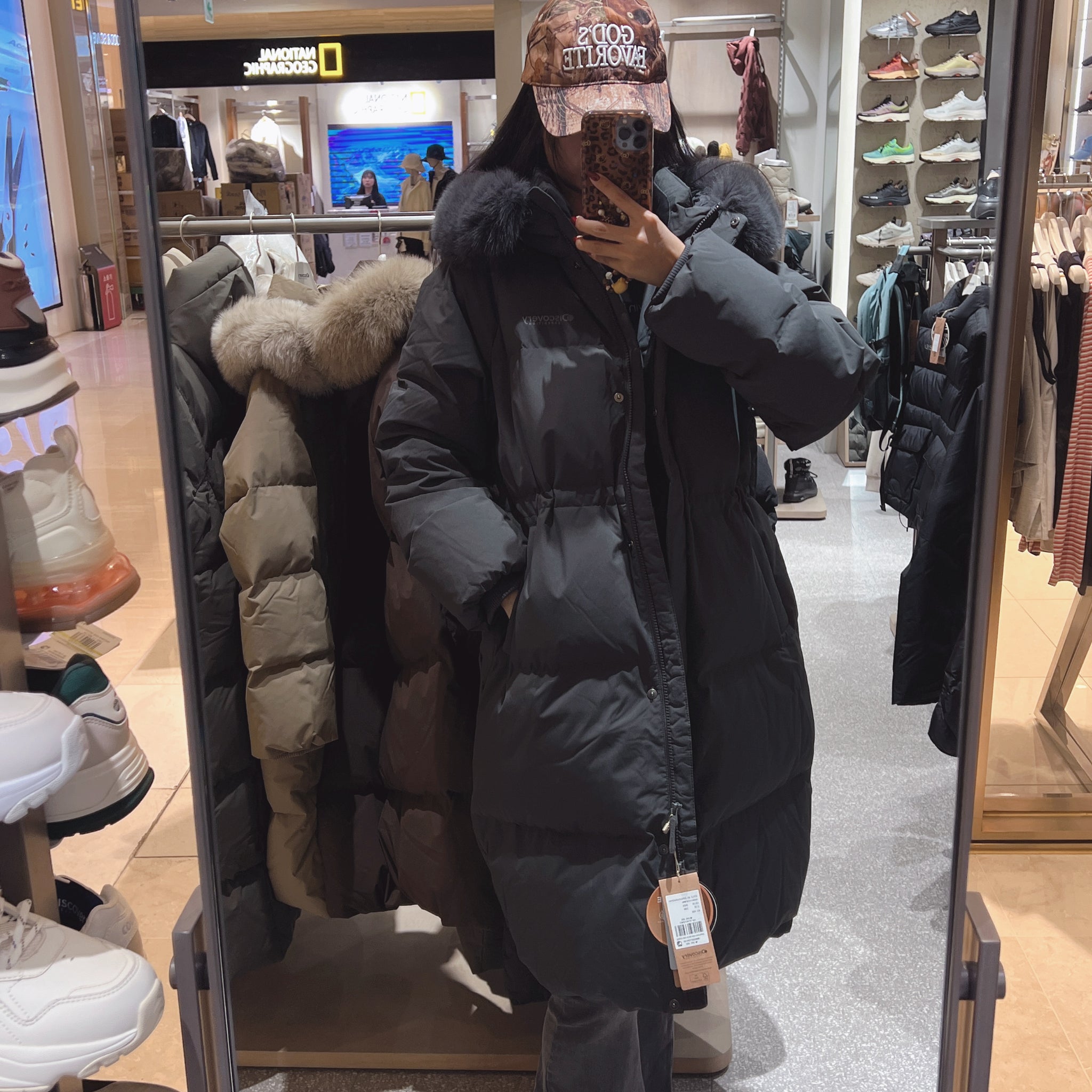 韓國 Discovery Women's Kelly Goose Down Long Padding (鵝絨)【DY050】