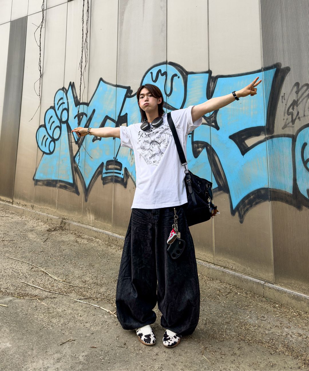 韓國 Beentrill Laurel Wreath Goddess T-Shirt【BL042】