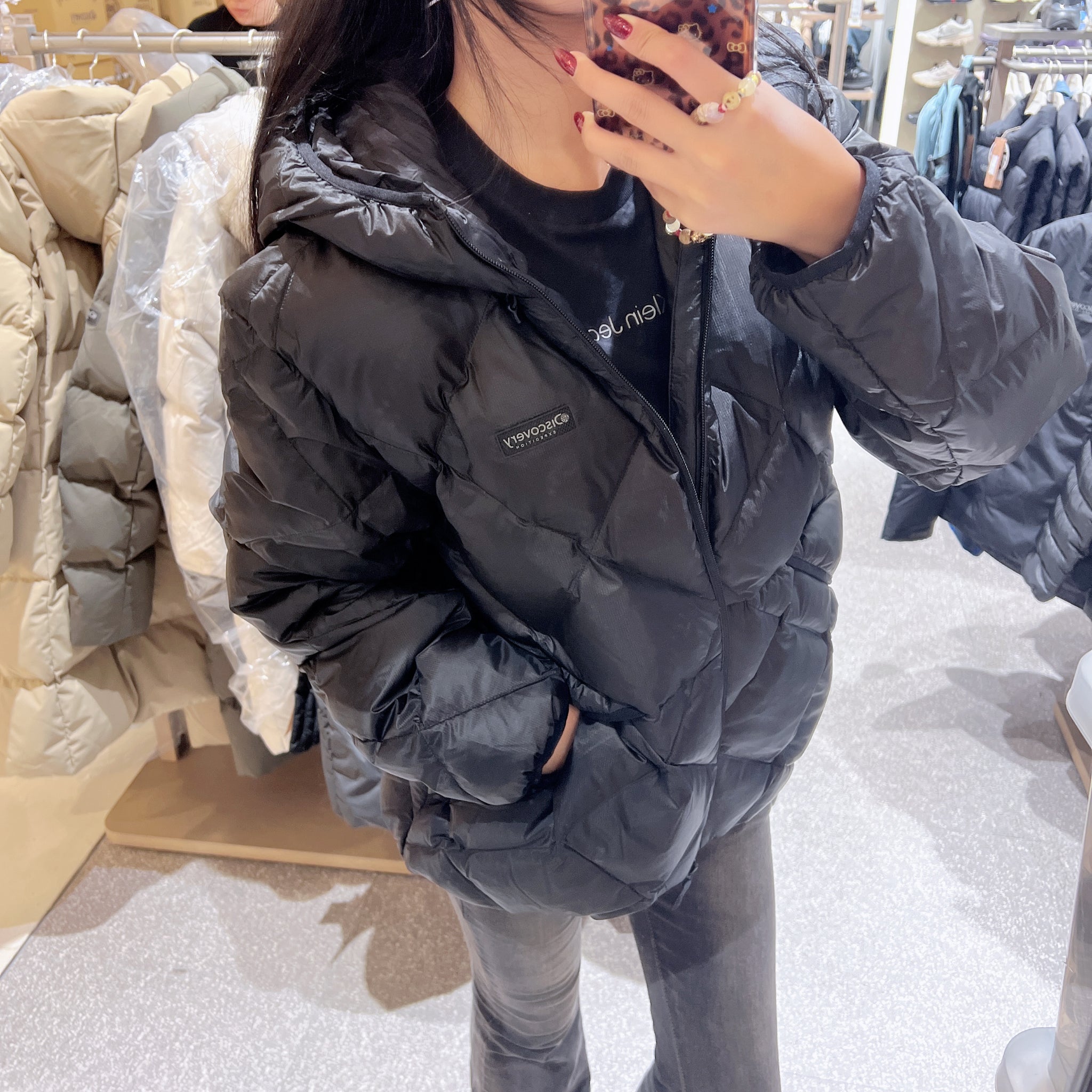 韓國 Discovery Men's Olbert New Quilted Goose Down Lightweight Padding (鵝絨)【DY051】