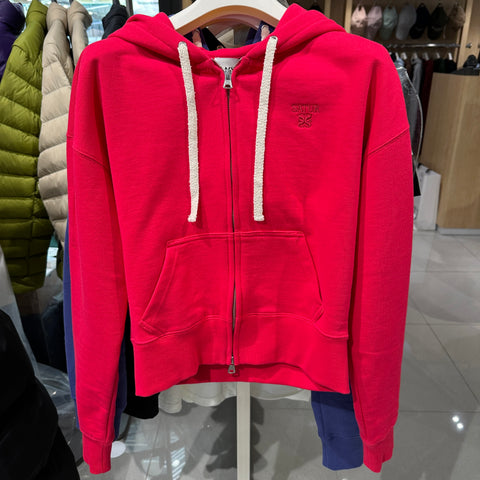 韓國 Satur (W)Small Logo Lawton Loose Fit Hood Zip-up【SR065】