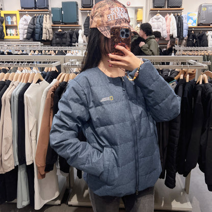韓國 National Geographic Heron U-Neck Lightweight Goose Down Denim Down (鵝絨)【NG216】