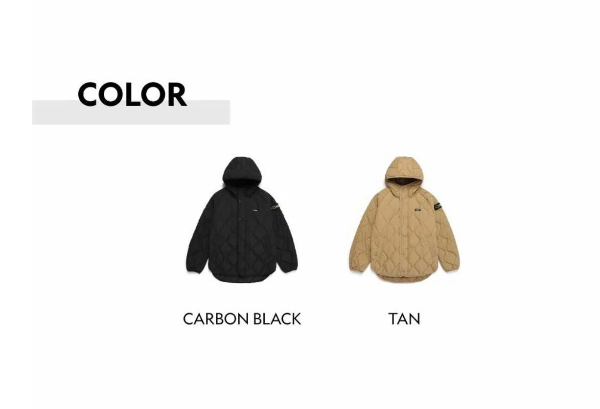 韓國 National Geographic Oryx Quilted Hoodie Jacket【NG072】