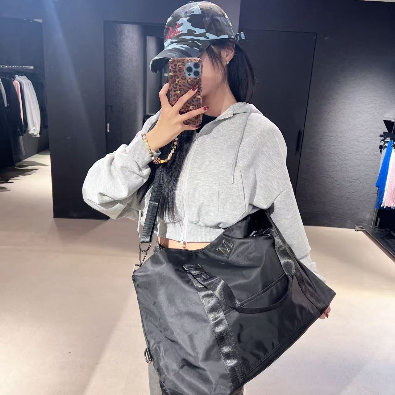 韓國 Mucent Ridian Metal Logo 3-Way Duffle Bag【MU104】