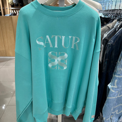 韓國 Satur Classic Logo Sweatshirt【SR055】