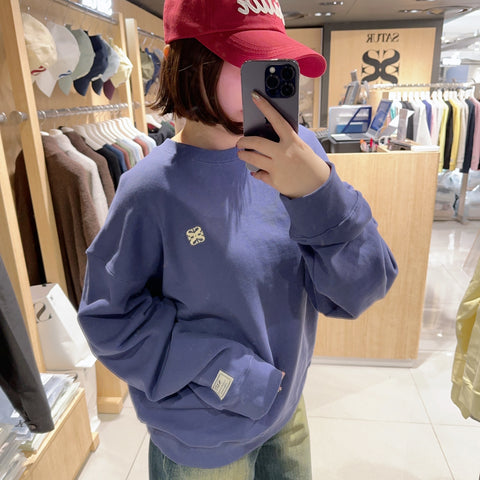 韓國 Satur Classic Logo Basic Sweatshirt【SR013】