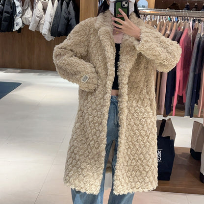 韓國 Marithe Francois Girbaud W NU WEEK FAUX FUR COAT 【MF245】