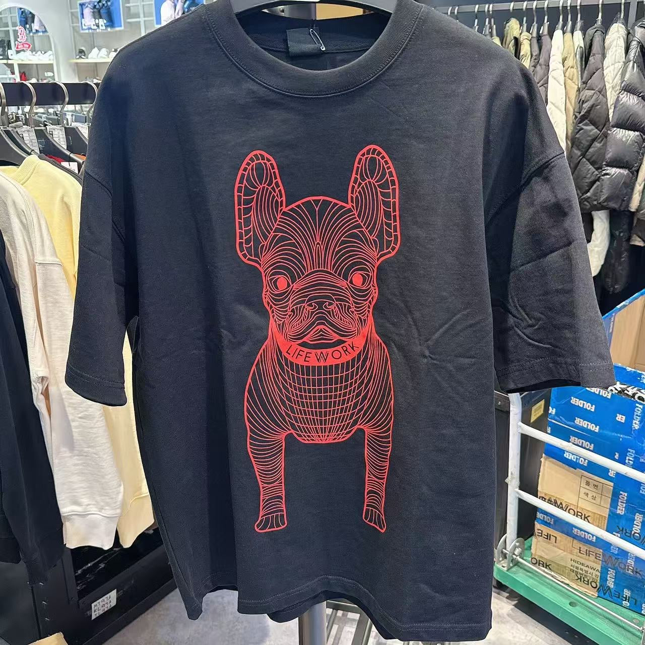 韓國 LifeWork Big Radog Short Sleeved T-shirt【LW042】