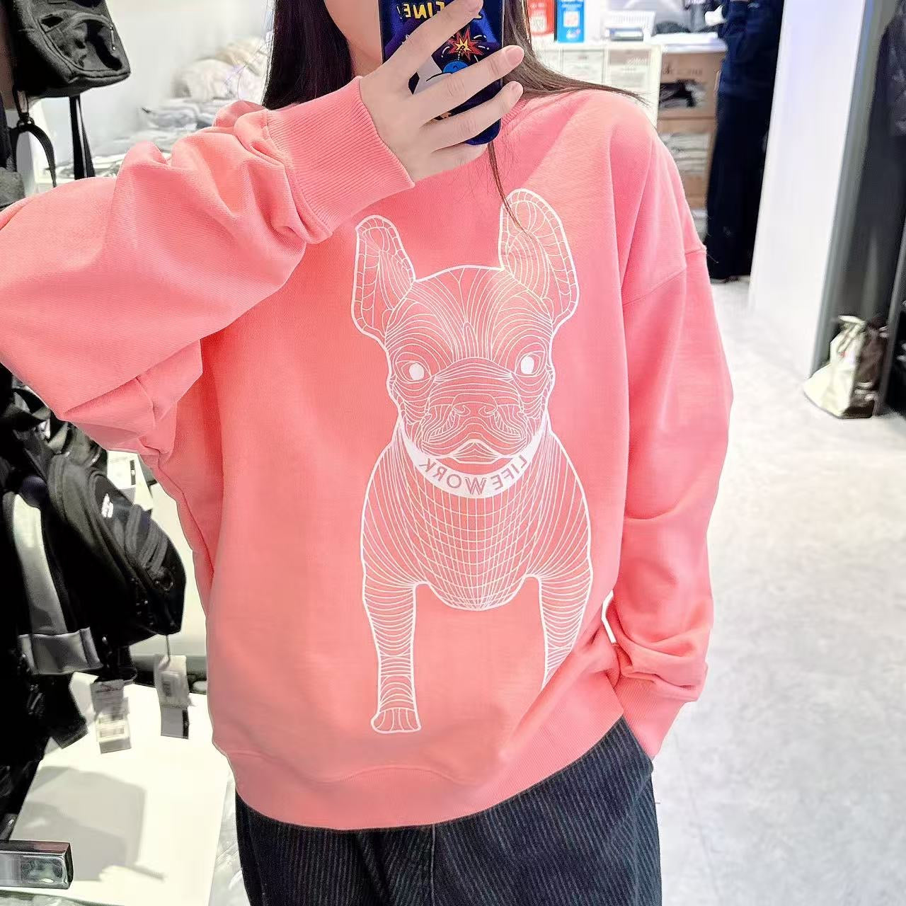 韓國 LifeWork Big Radog Sweatshirt【LW014】