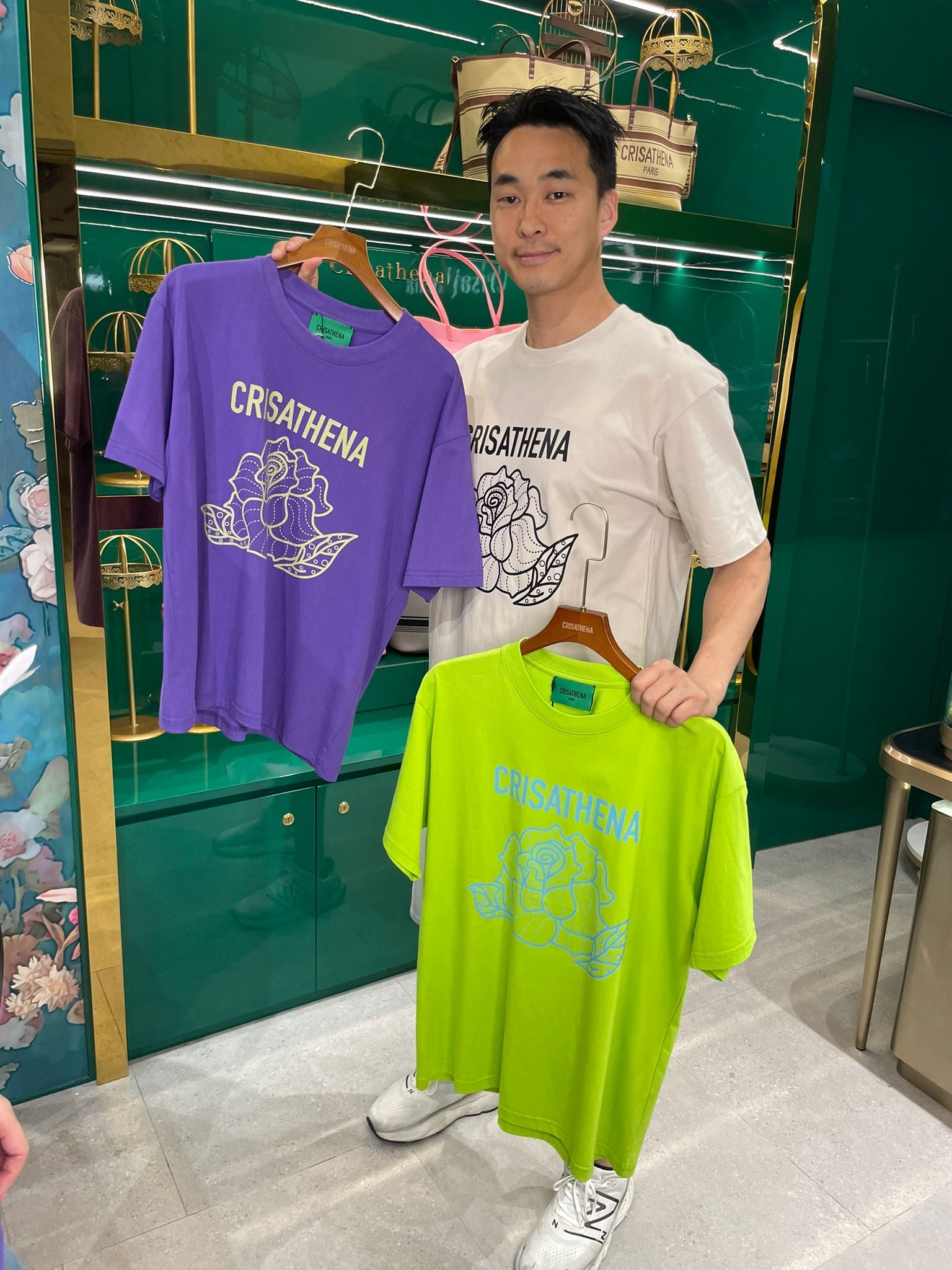 Crisathena Flower T-shirt【SM274】