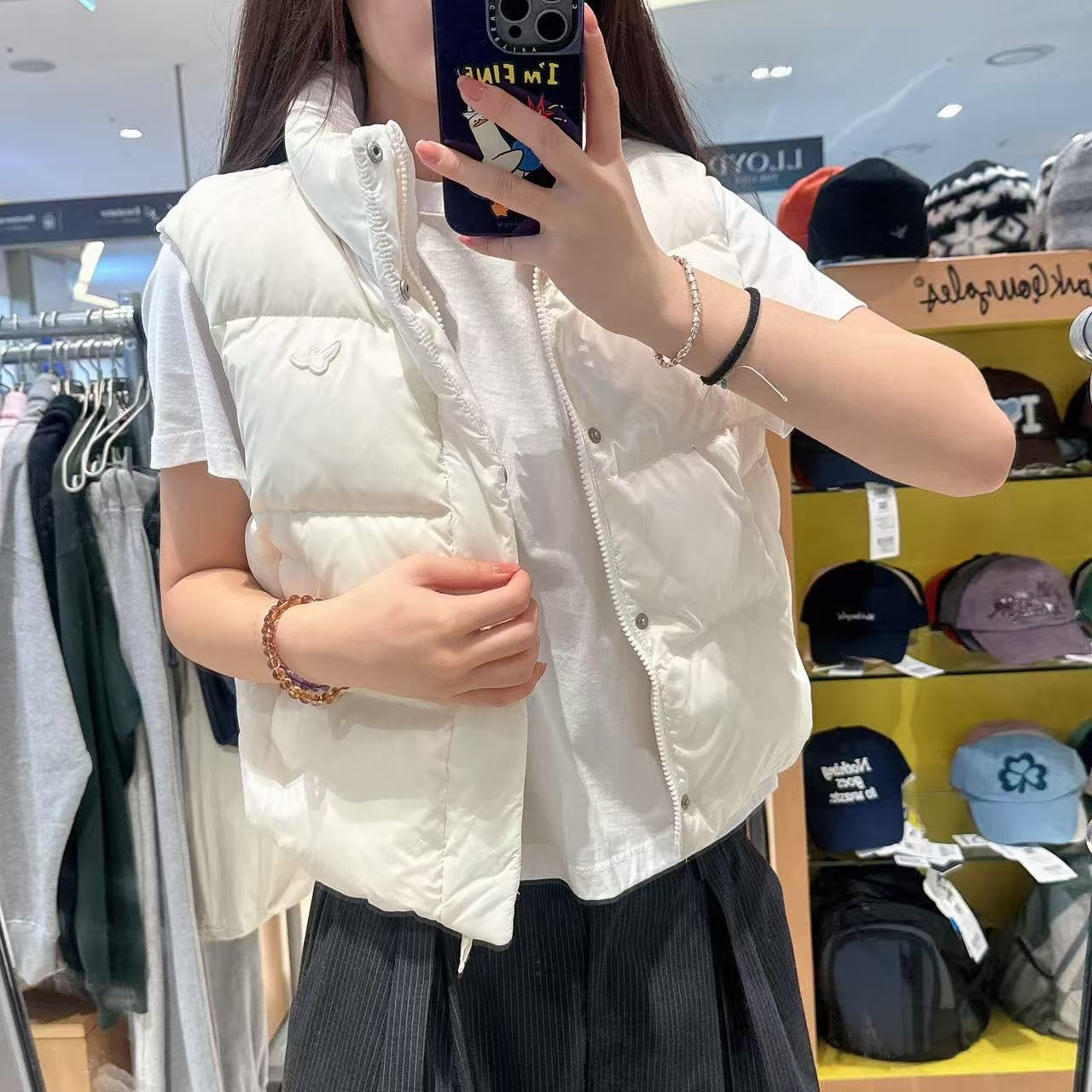 韓國 Mark Gonzales Women's Angel Down Vest (鴨絨)【MG178】