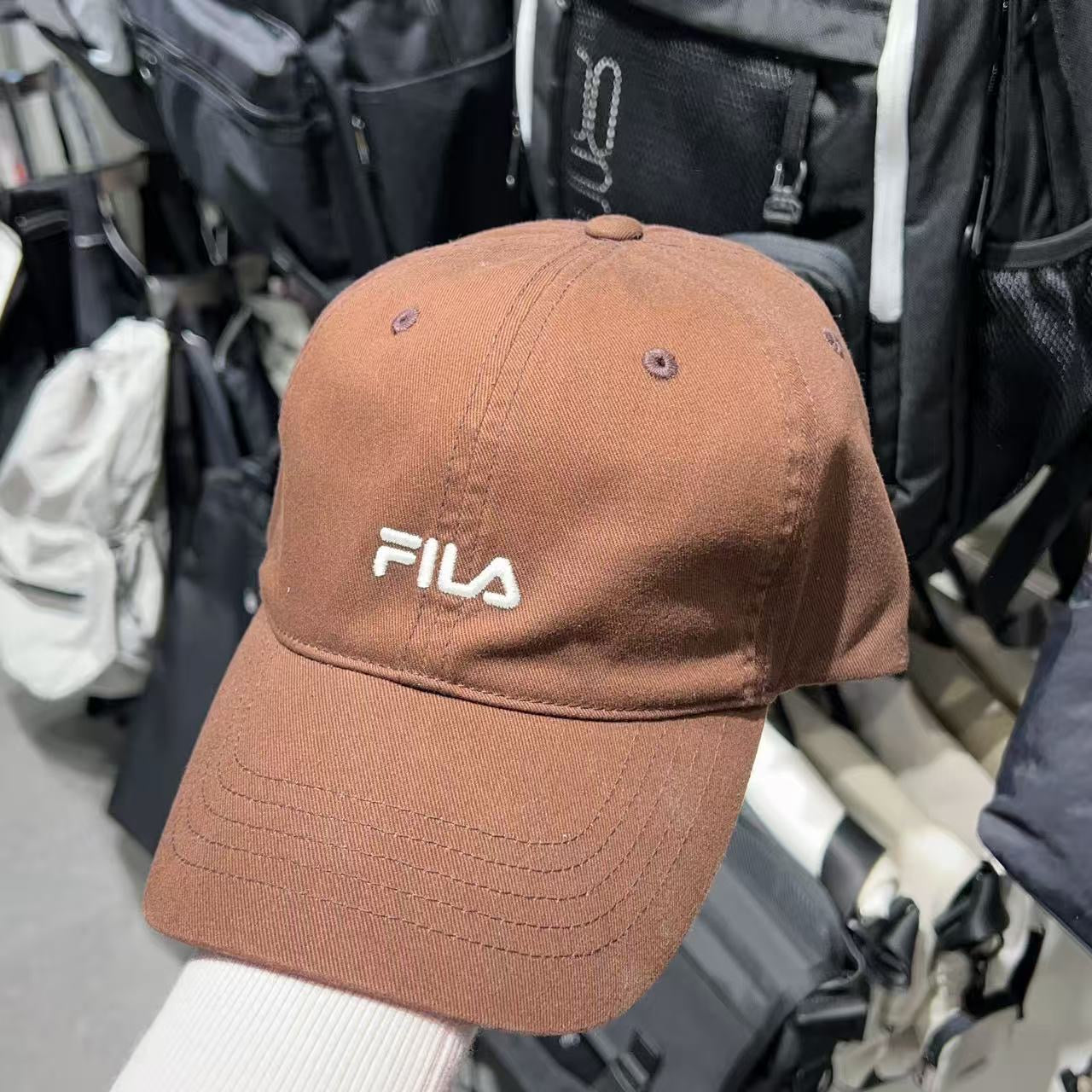 韓國 FILA Linear Logo Ball Cap【FA097】