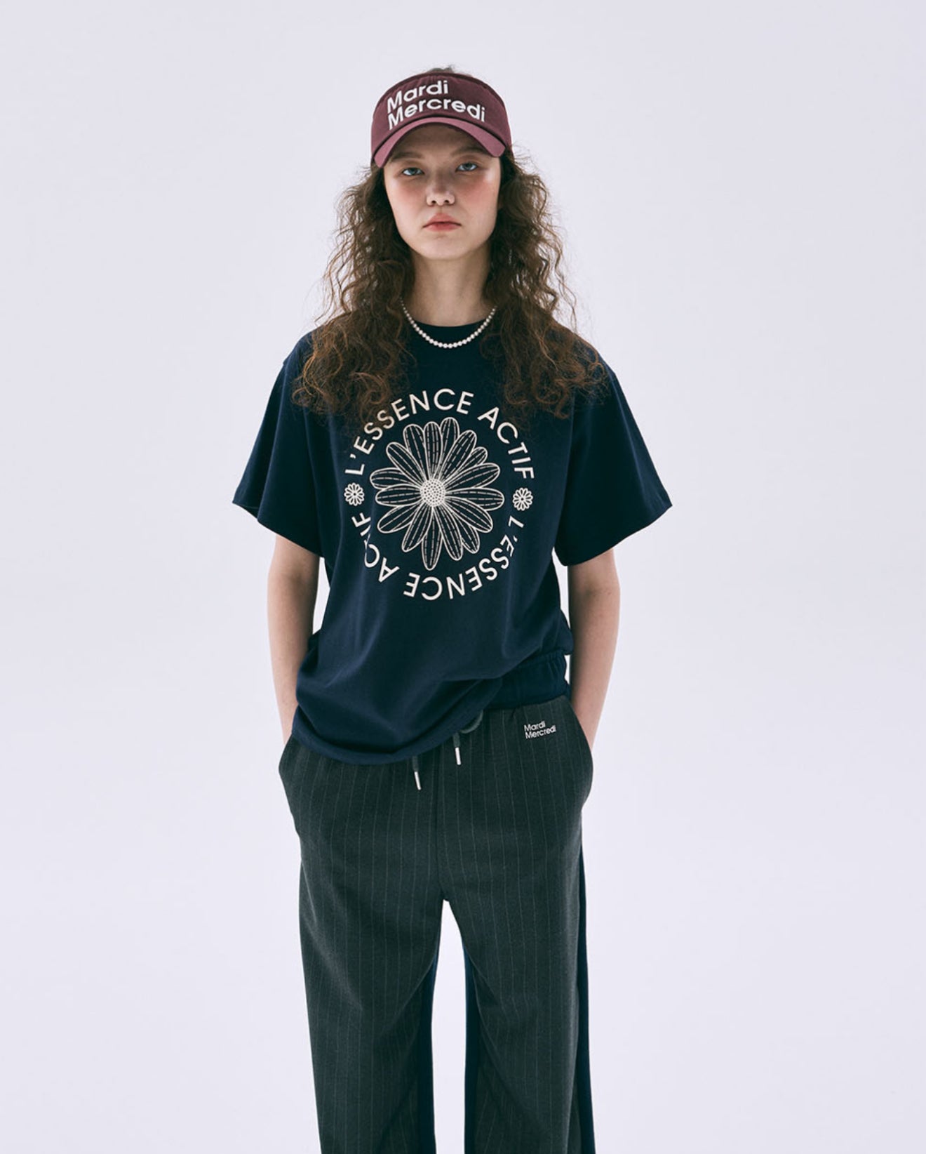韓國 Mardi Mercredi T-SHIRT ACTIF EMBLEM【MM114】
