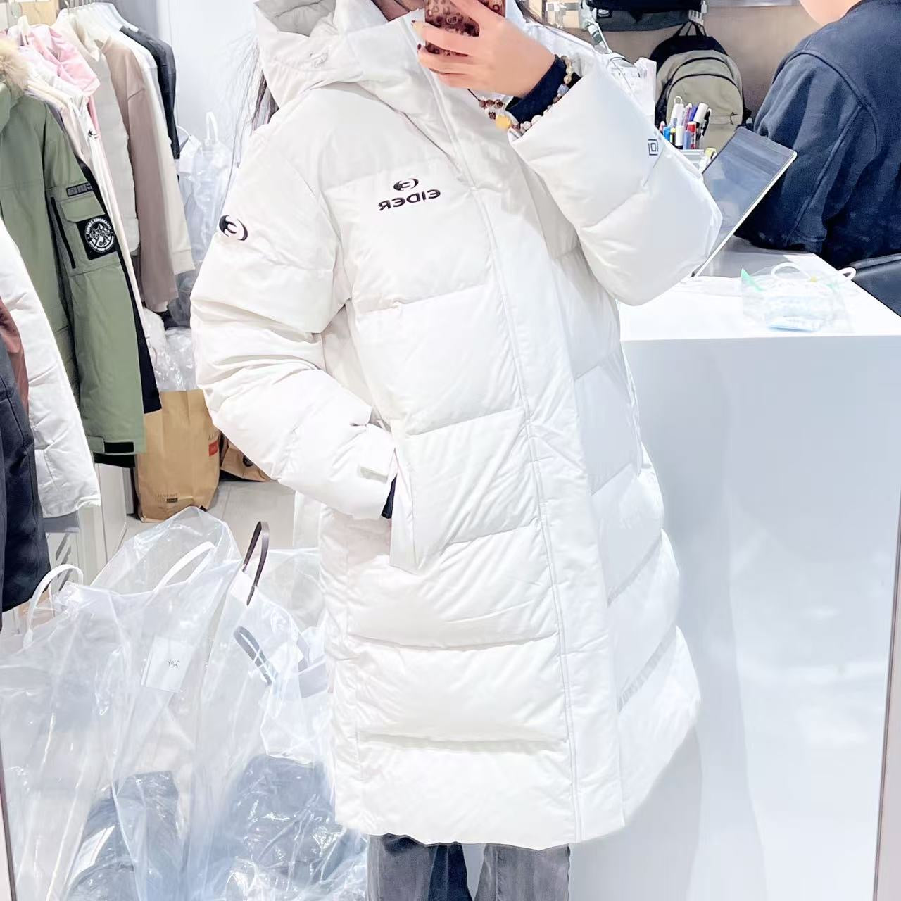 韓國 Eider Unisex Windstopper Long Down Jacket (鵝絨)【ER025】