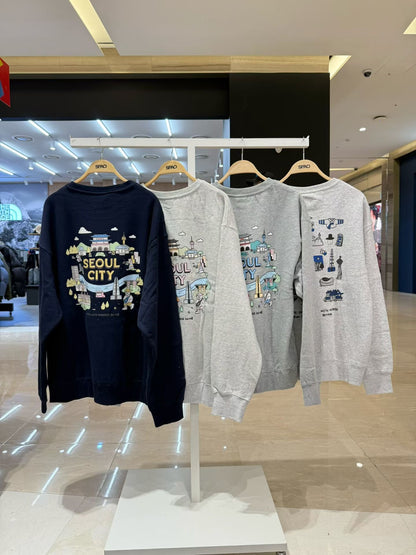 韓國 SPAO City Tour Sweatshirt【SP269】