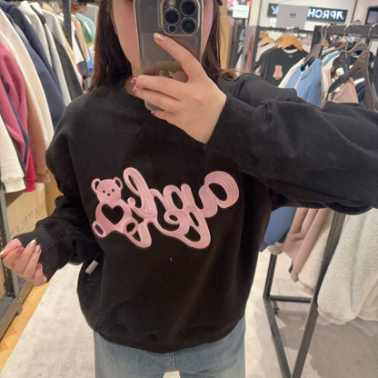 韓國 Ambler Heart Bear Sweatshirt【AR083】