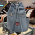 韓國 Mark Gonzales Heart Shaped Denim Side Shoulder Bag 【MG036】 - STT Mall HK 靚太網購