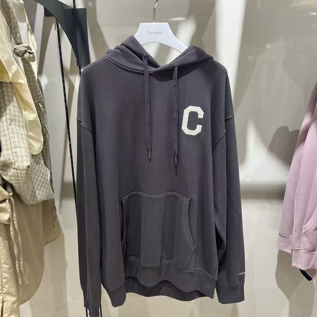 韓國 Covernat C Logo Hoodie【CO040】