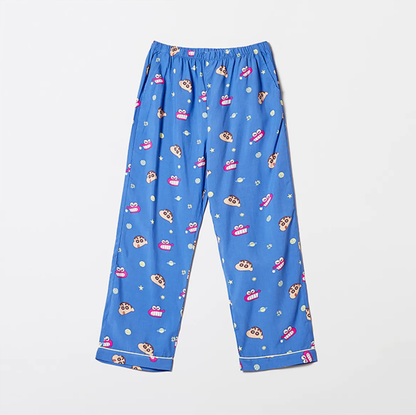 韓國 SPAO Crayon Shin-chan Long-Sleeved Pajamas【SP222】