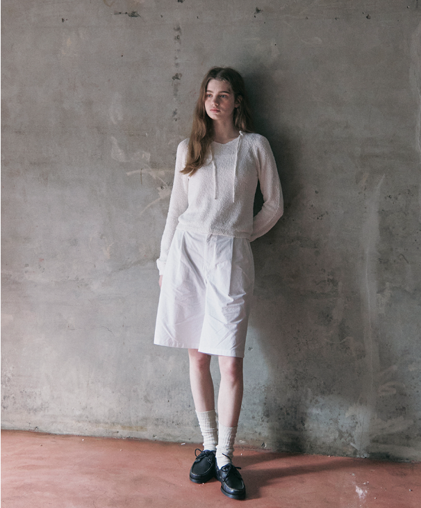 韓國 Markm Women's String Crop Knit【MA157】