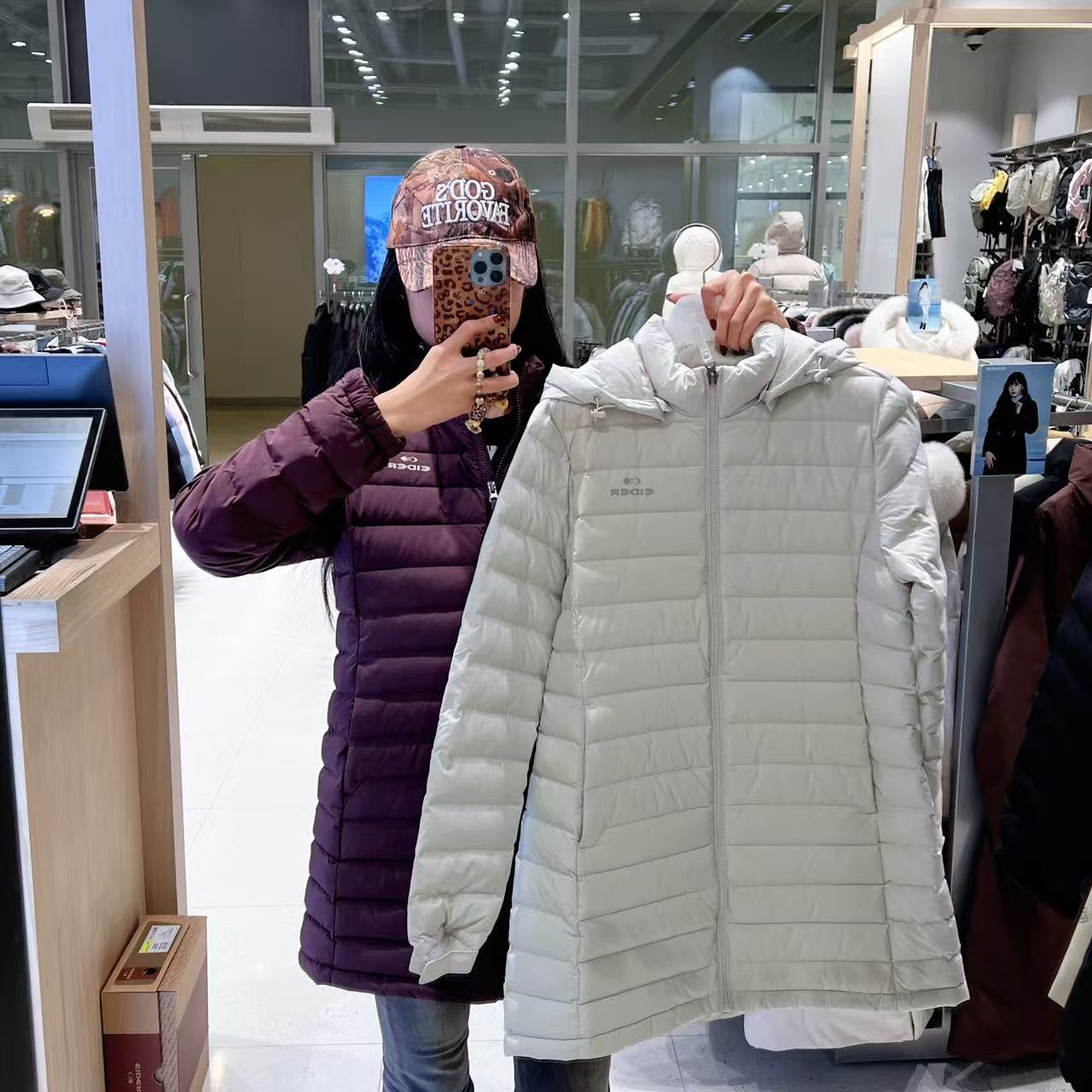 韓國 Eider POP Tube Women's Slim Long Down (鴨絨)【ER081】