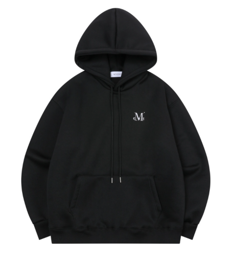 韓國 Mucent Unisex Signature Basic Logo Hoodie 【MU128】