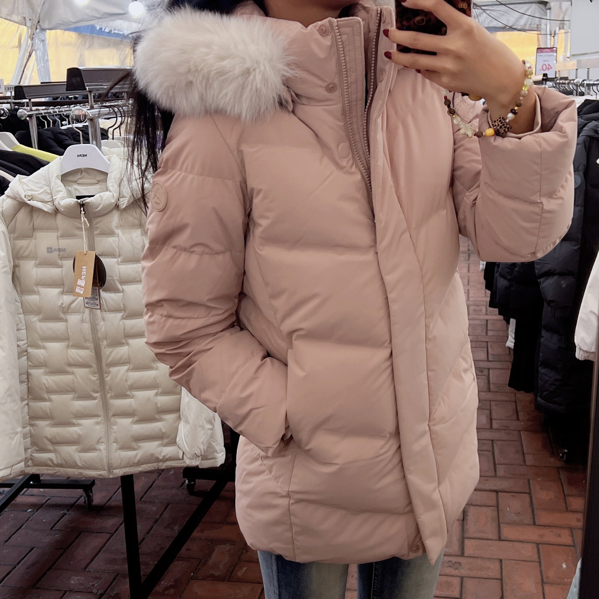 韓國 NEPA Women's Premium Middle Down Jacket (鵝絨)【NA002】