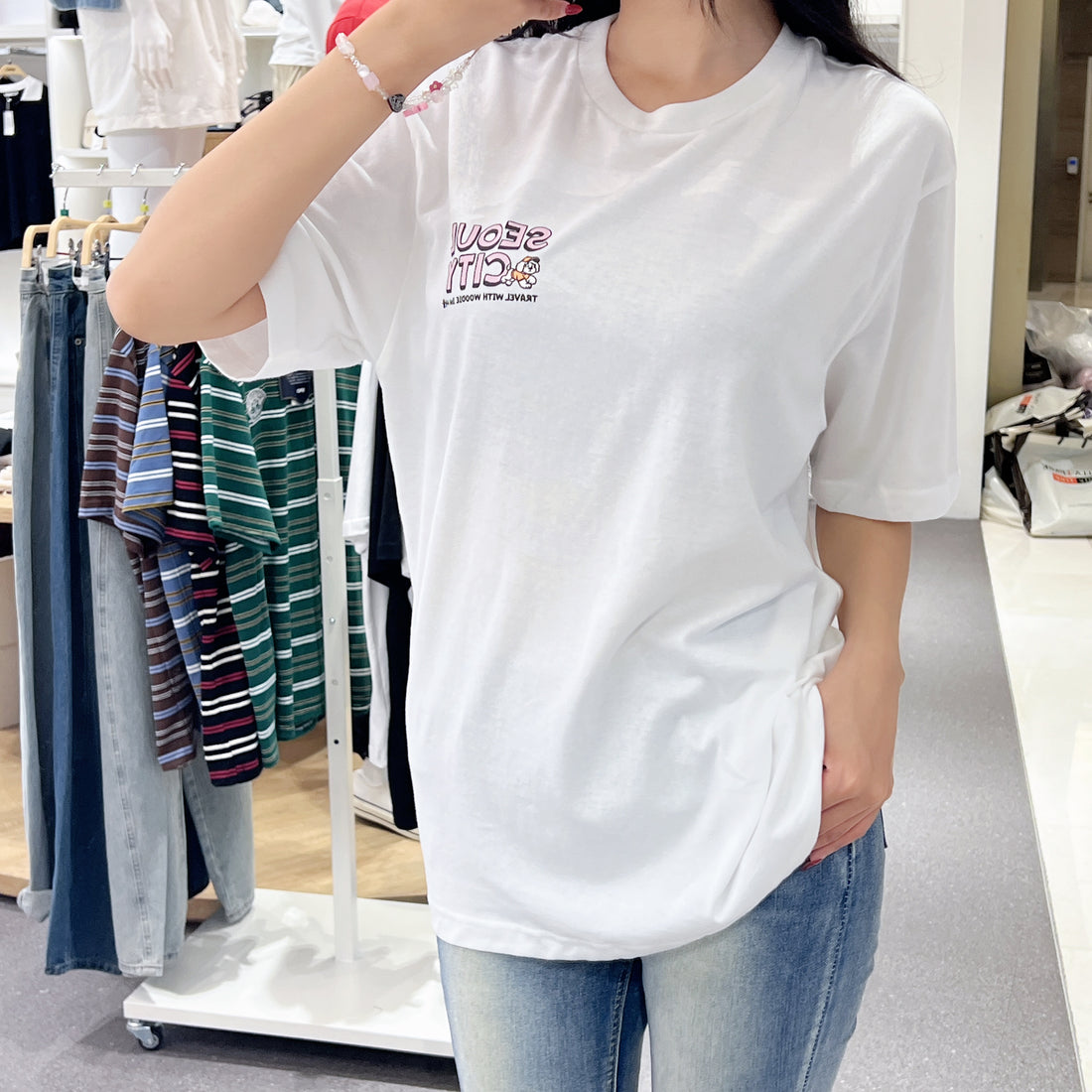 韓國 SPAO Seoul Tour Short Sleeve T-shirt【SP190】