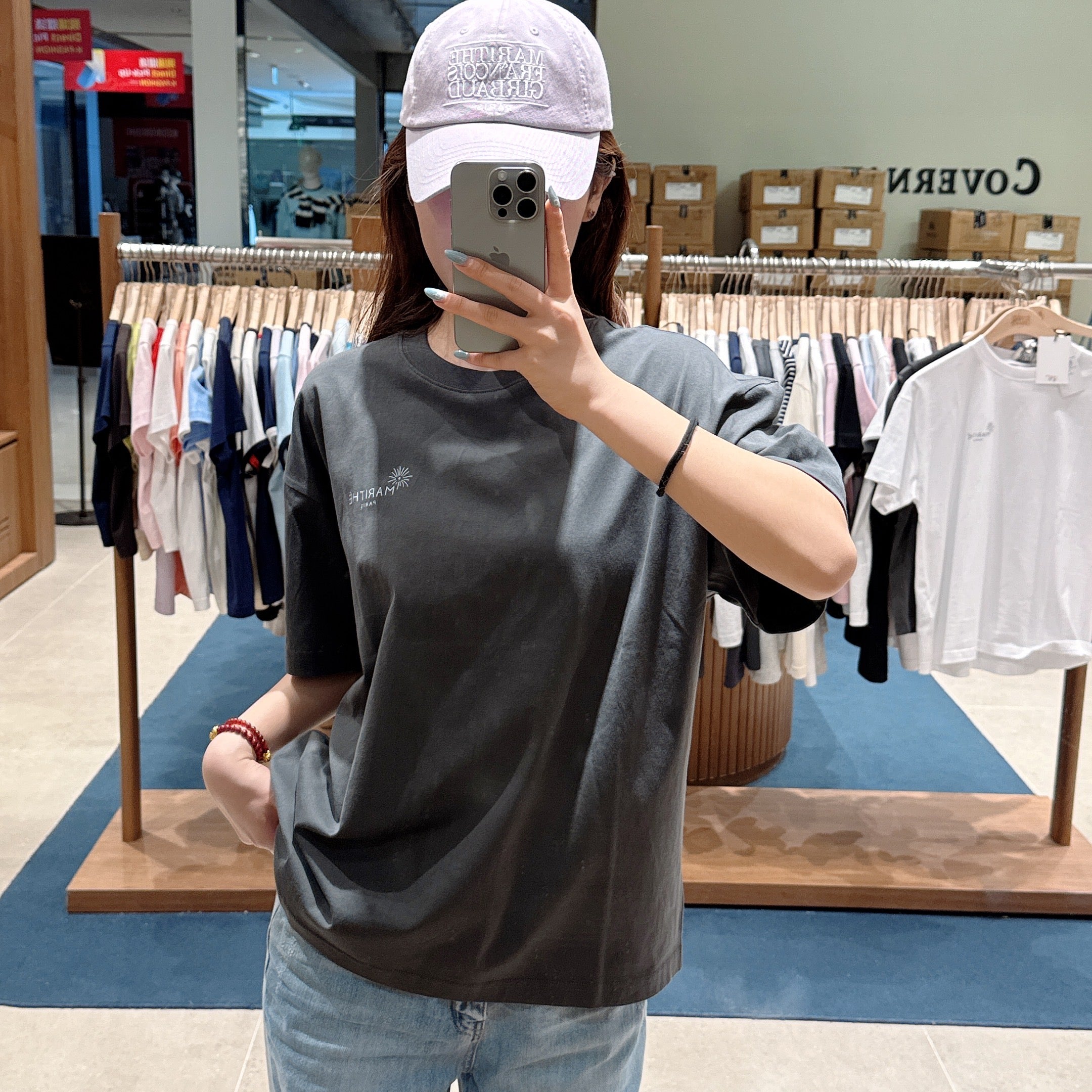 韓國 Marithe Francois Girbaud PARIS GRAPHIC OVERSIZED T-SHIRTS【MF582】