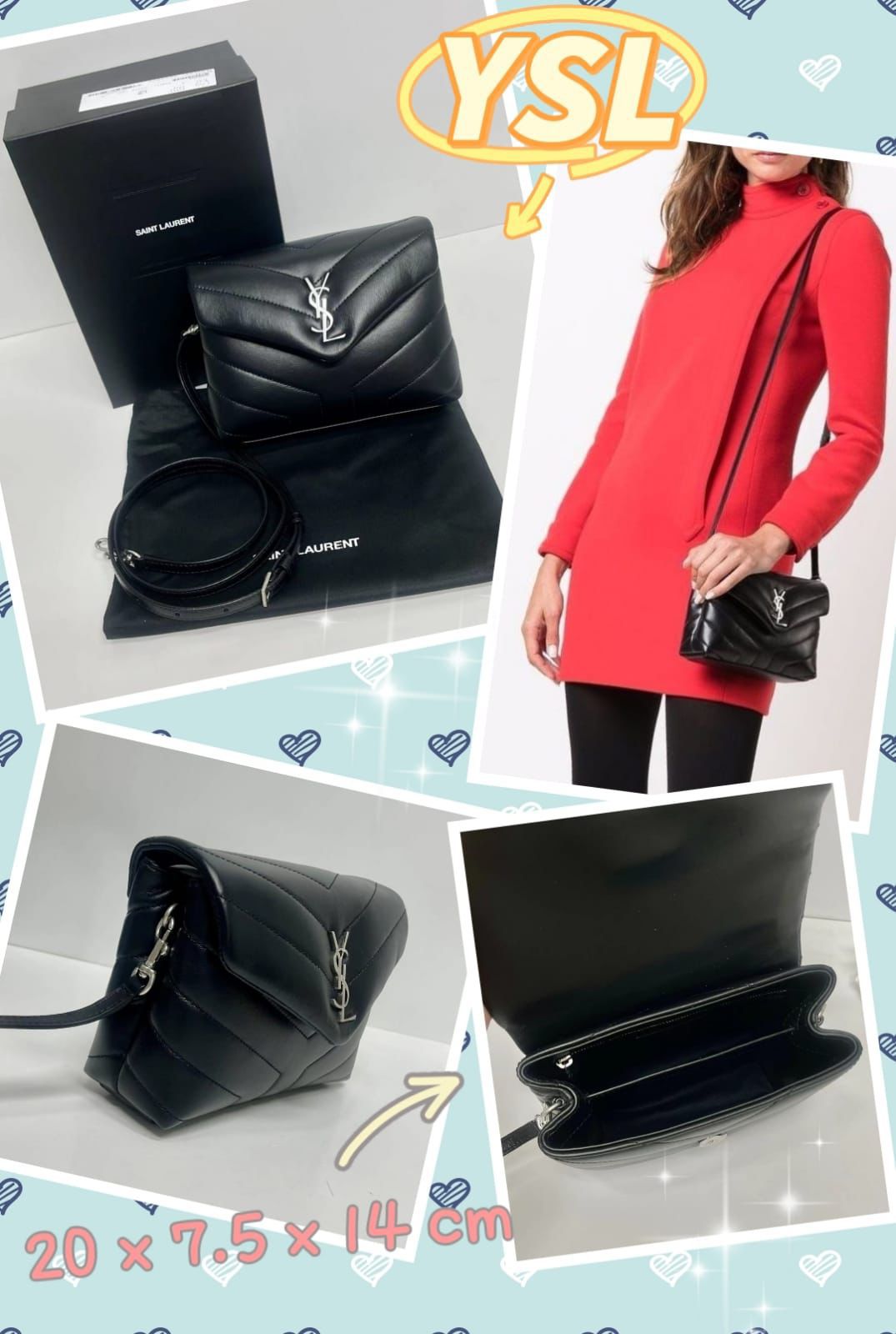 Yves Saint LaurentLoulou Toy In Matelassé Y Leather Crossbody Bag 【YS56】  訂金$1,000 總售價 $9900