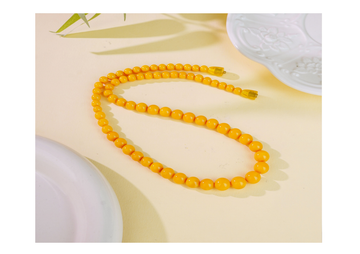 琥珀蜜蠟圓珠塔鏈【SE669】