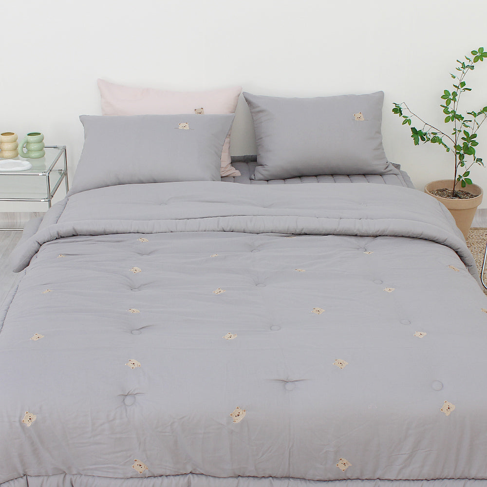 韓國 刺繡表情小熊莫代爾【SM412】