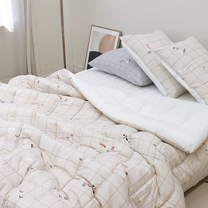 韓國 格紋散步萌萌犬【SM405】