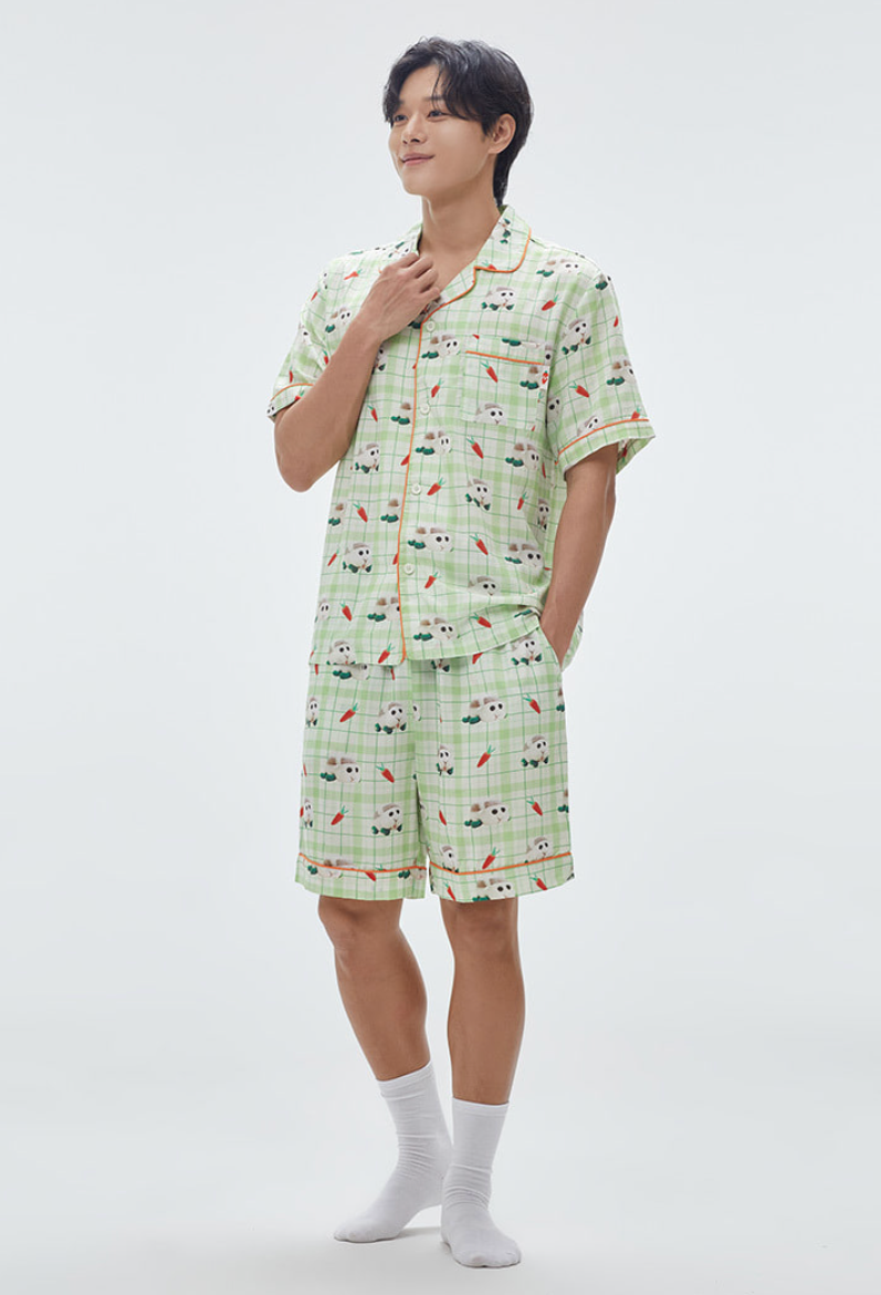 韓國 SPAO Short-sleeved pajamas【SP169】
